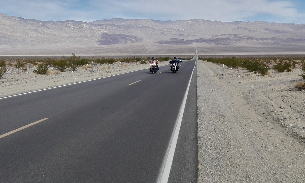 Motorrad-Reisen Death Valley- Amerika Heller