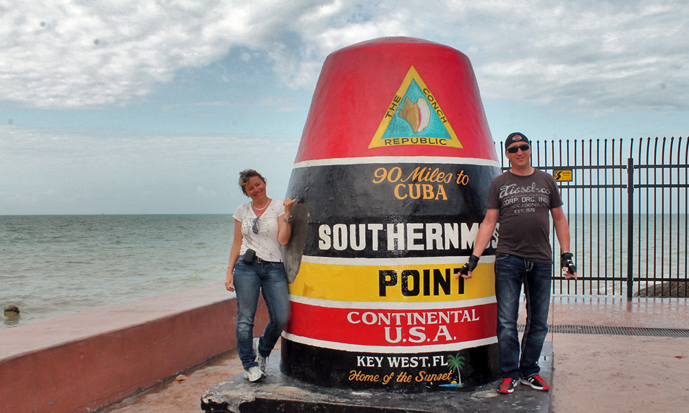 Motorrad-Reisen Florida - Tag 6: Key West – Southern Point – The Keys