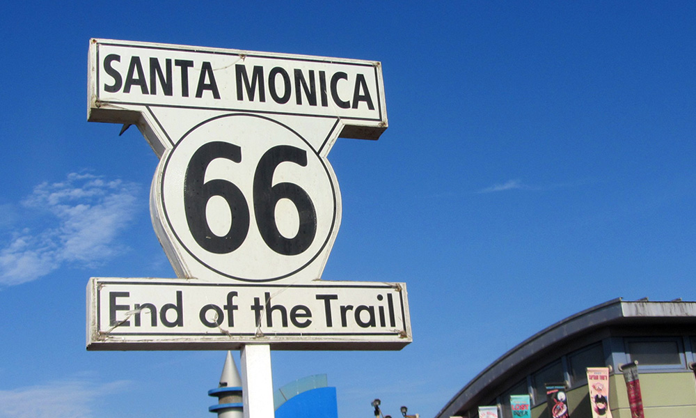Route 66 - USA Motorradtouren mit der Harley - End of the Trail